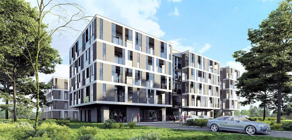 Wizualizacja - Apartamenty Modlińska