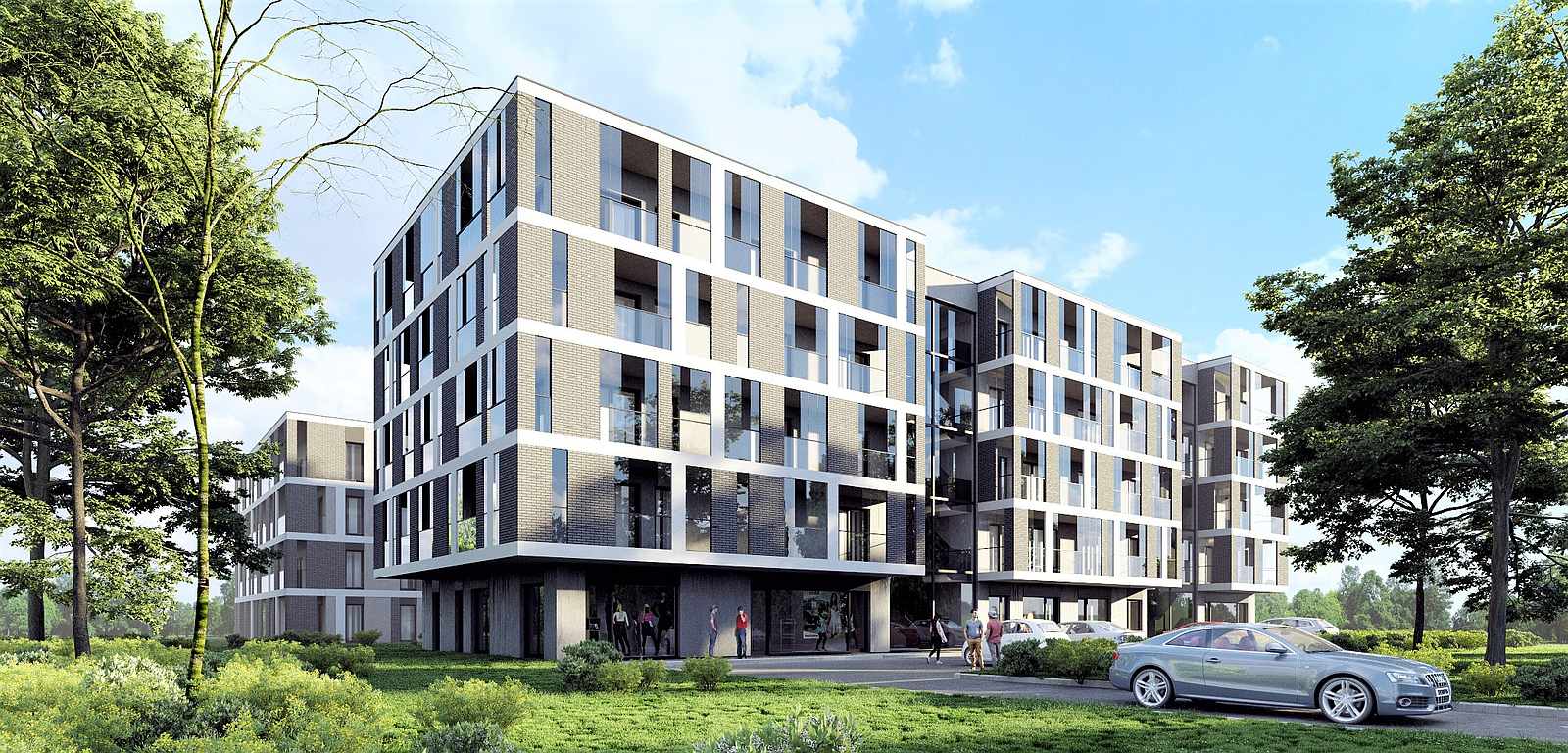 Wizualizacja - Apartamenty Modlińska