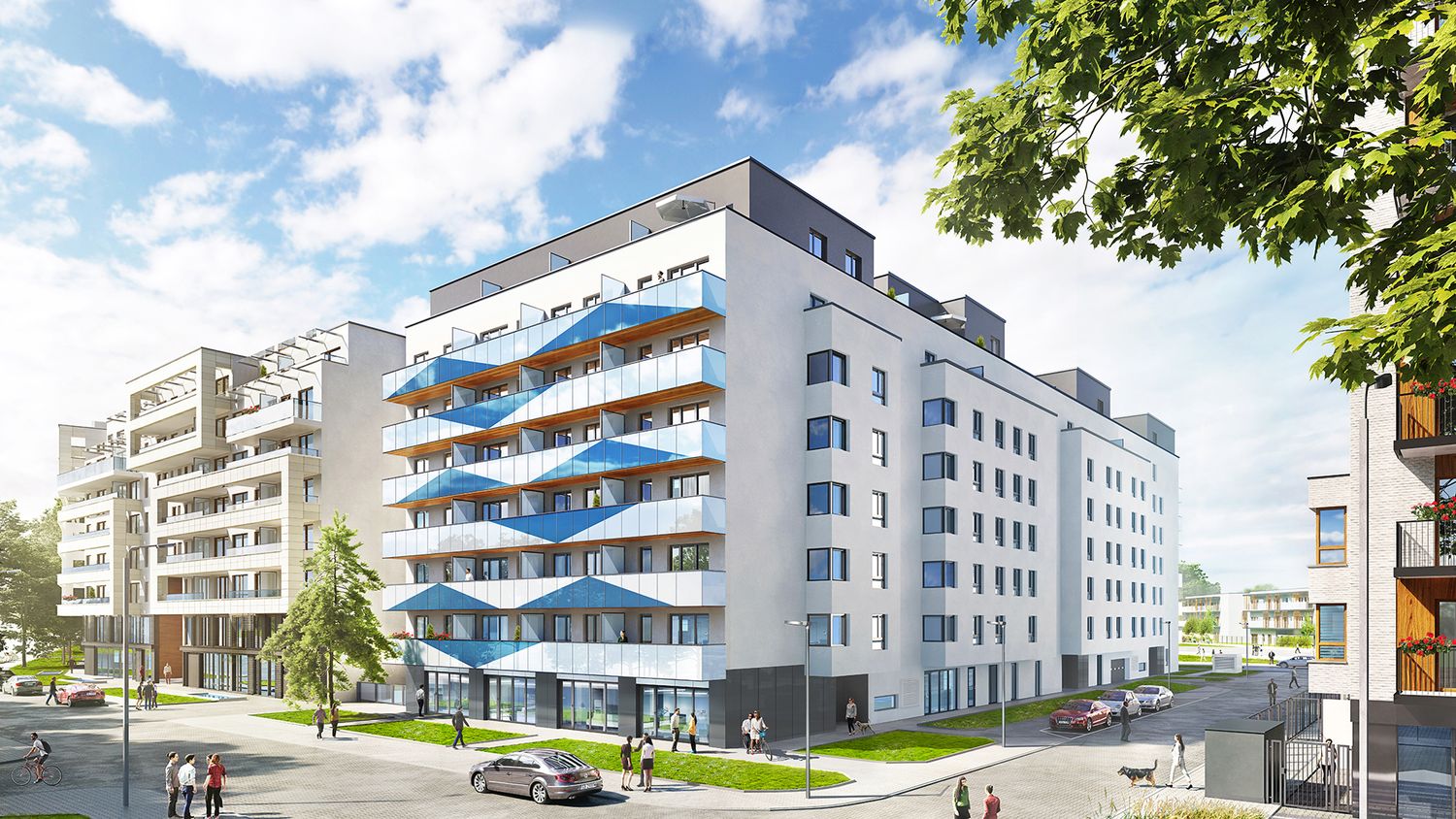 Wizualizacja - Nordic Mokotów etap III