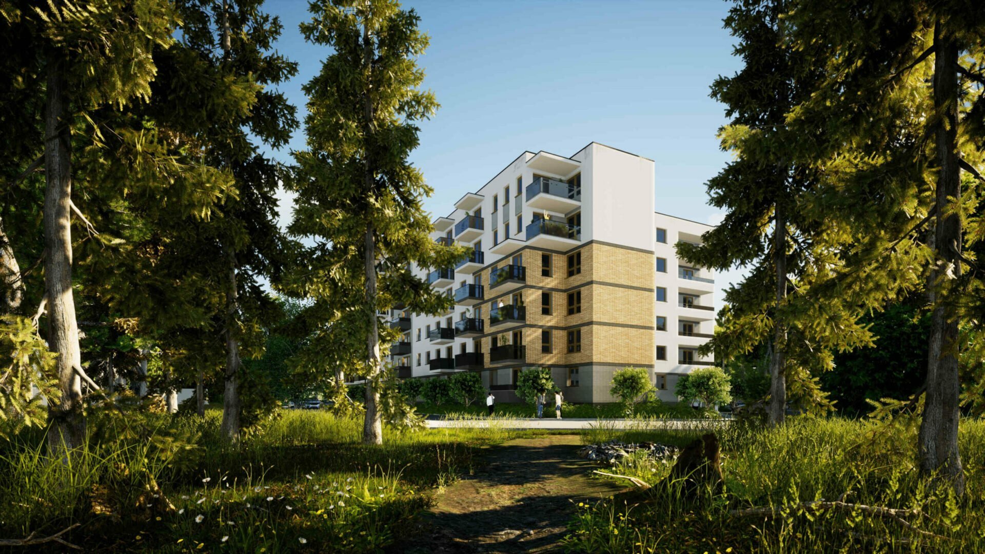 Wizualizacja - Zielony Las – budynek 1