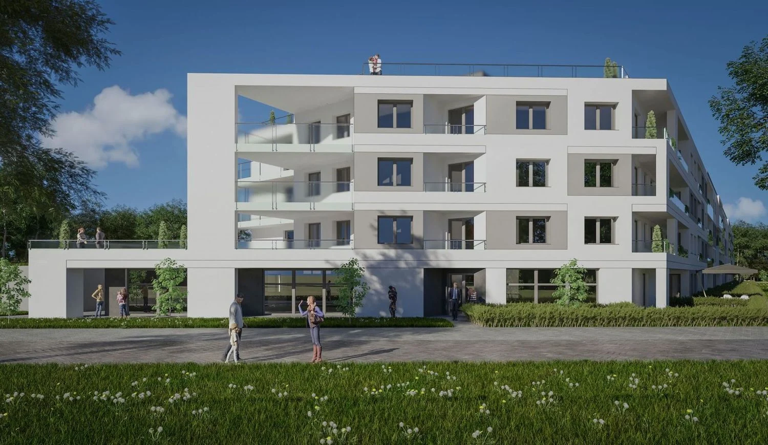 Wizualizacja - Modern Piaseczno