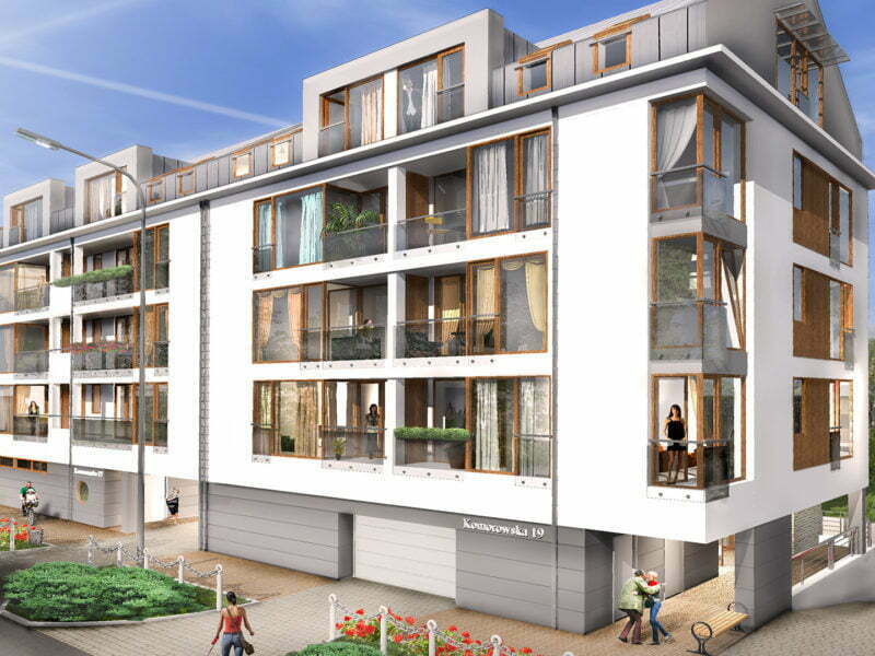Wizualizacja - Apartamenty Komorowska 17