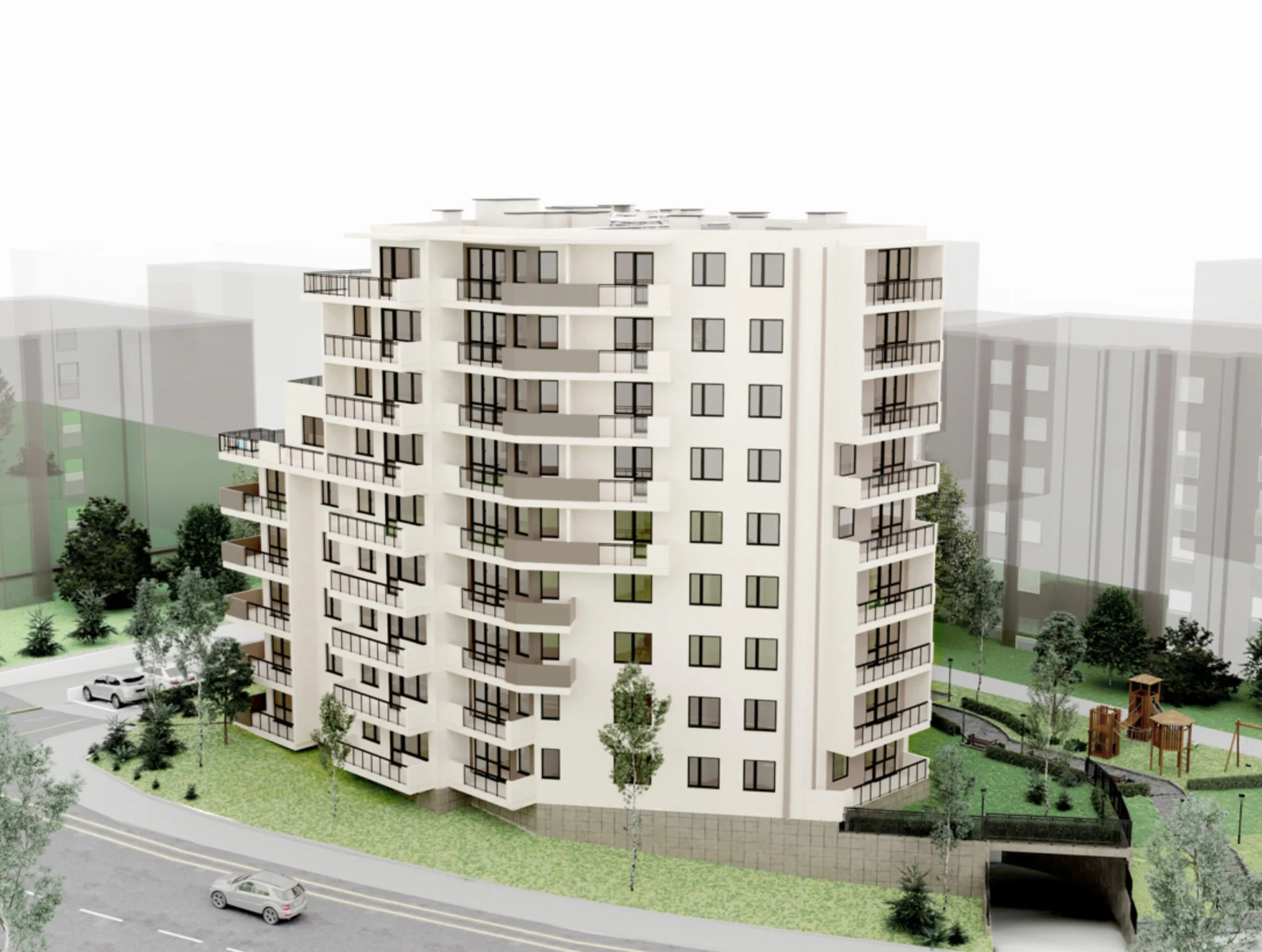 Wizualizacja - Capital Towers Karolina Park