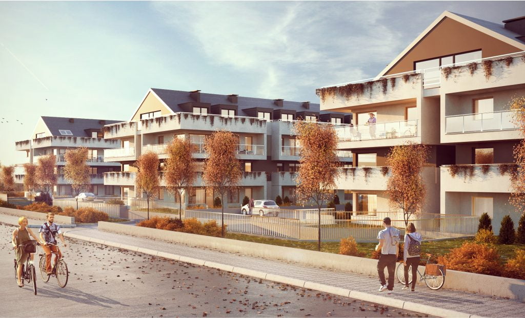 Wizualizacja - Dębowe Apartamenty