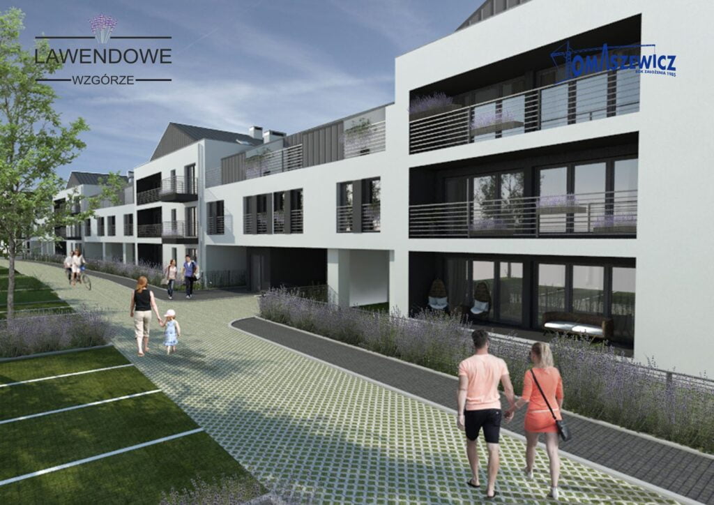 Wizualizacja - Lawendowe Wzgórze – Etap II