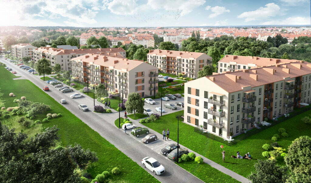 Wizualizacja - Osiedle Centrum Park