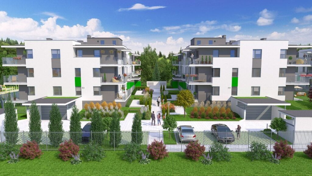 Wizualizacja - Future Gardens – Etap II