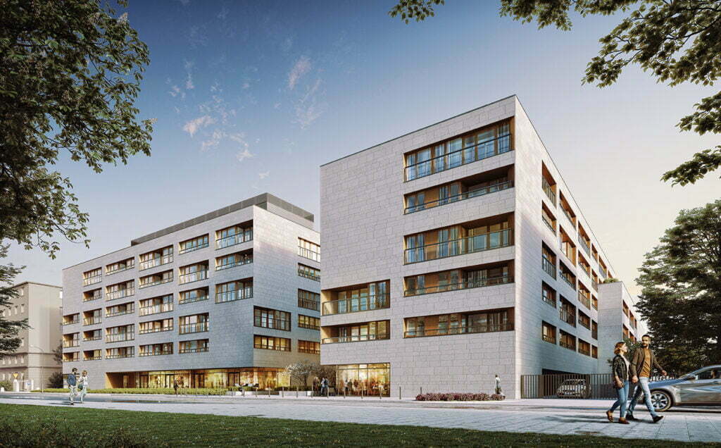 Wizualizacja - Apartamenty Niemcewicza 19