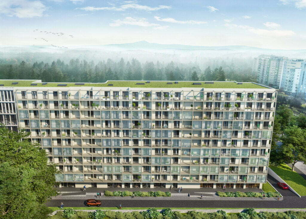 Wizualizacja - Mikroapartamenty Ogrody Grabiszyńskie etap II