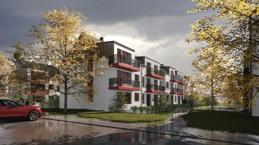 Wizualizacja - Ul. Ogrodowa – Etap II