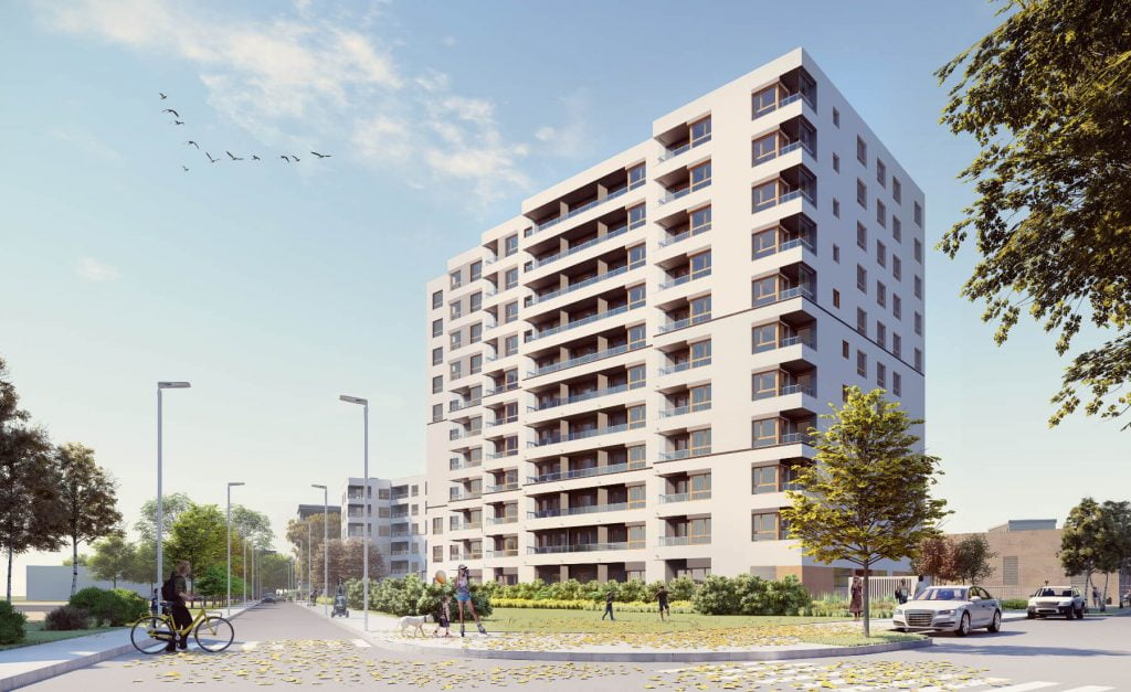 Wizualizacja - Apartamenty Oszmiańska 20