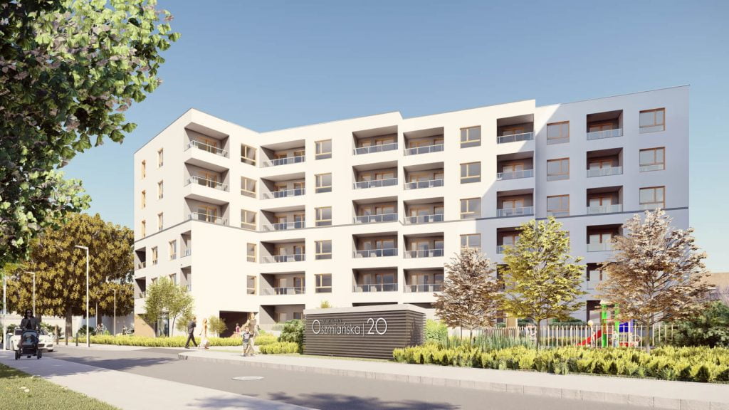 Wizualizacja - Apartamenty Oszmiańska 20