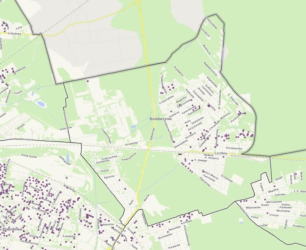 Najbardziej popularne mieszkaniowo obszary Rembertów