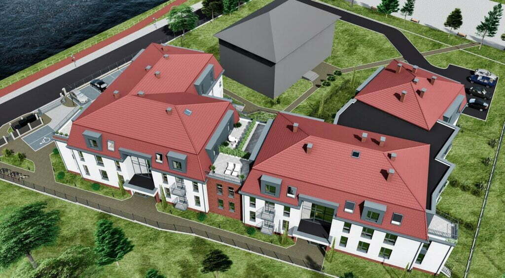 Wizualizacja - Apartamentowiec Nad Wisłą