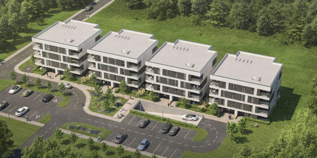 Wizualizacja - Apartamenty Młynówka