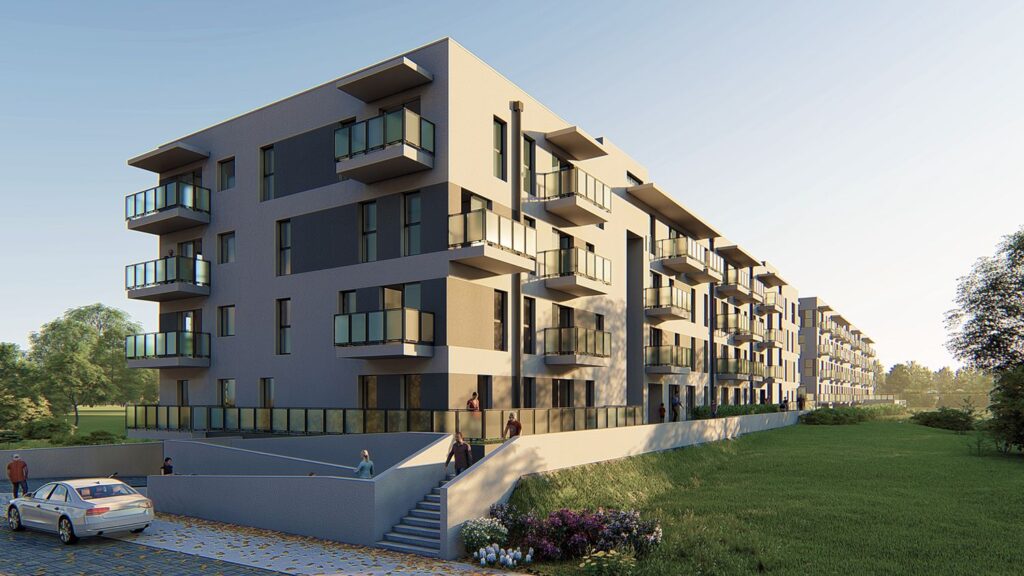 Wizualizacja - Raszyńska Residence etap II