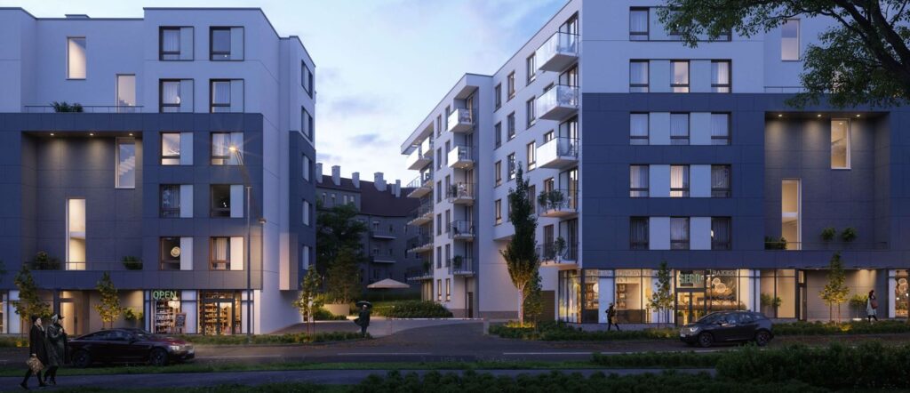 Wizualizacja - Apartamenty Dąbrowskiego