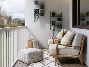 Status balkonu, tarasu, loggii.