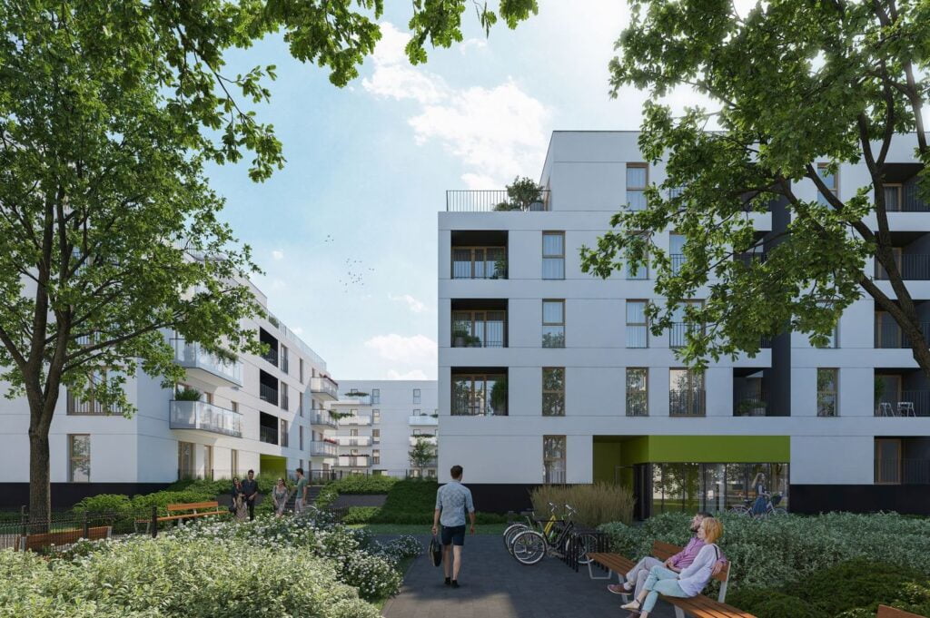Wizualizacja - Nowe Miasto Polesie etap IIIb