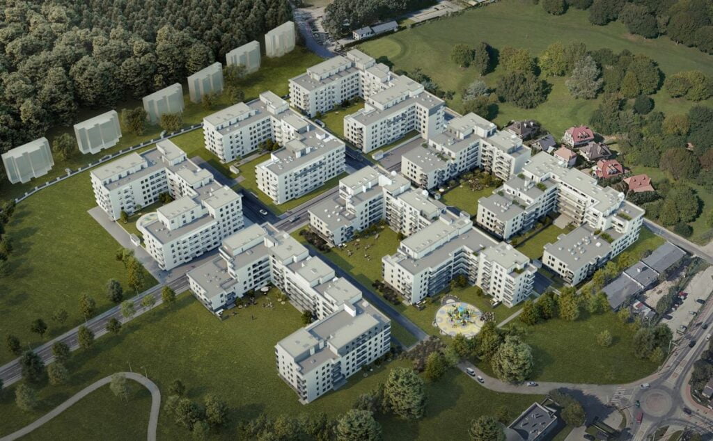 Wizualizacja - Skrajna bud A1 I etap