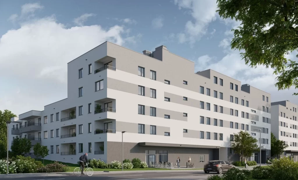 Wizualizacja - Skrajna bud A1 I etap