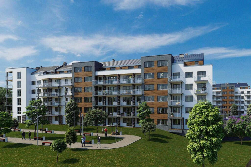 Wizualizacja - Patio Apartments