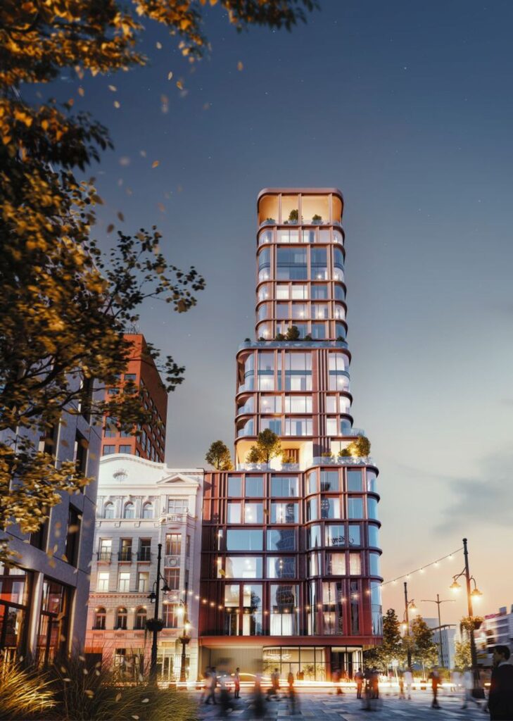 Wizualizacja - Golden Tower