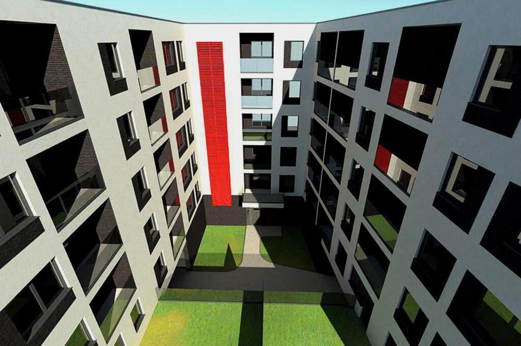 Wizualizacja - Apartamenty Zielone Tarasy