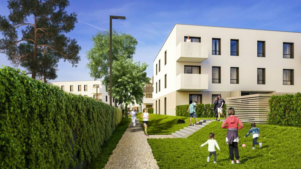 Wizualizacja - Zielone Miasto etap I i II