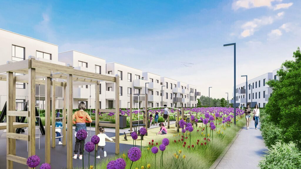 Wizualizacja - Zielone Miasto etap I i II