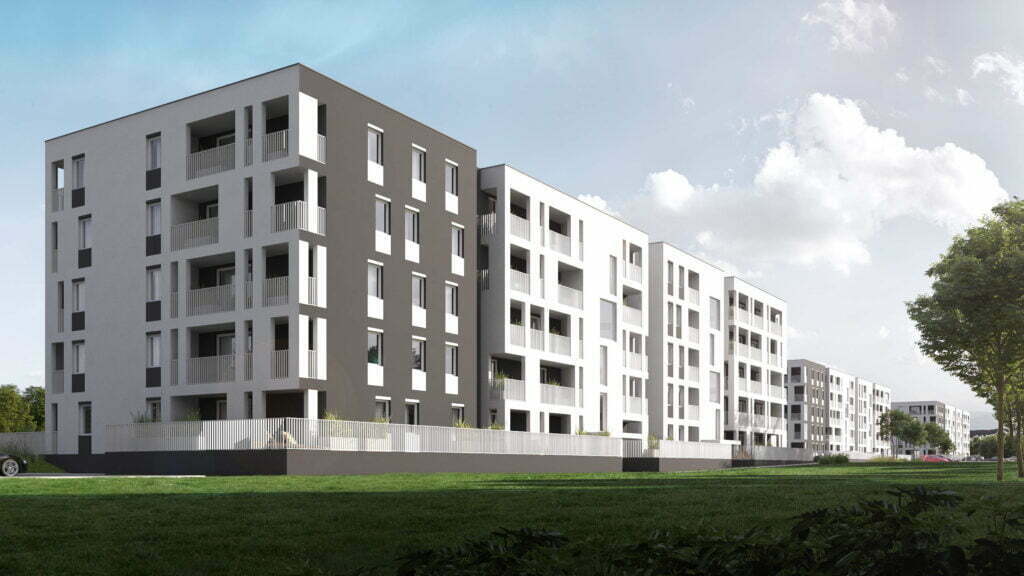 Wizualizacja - Apartamenty Opinogórska