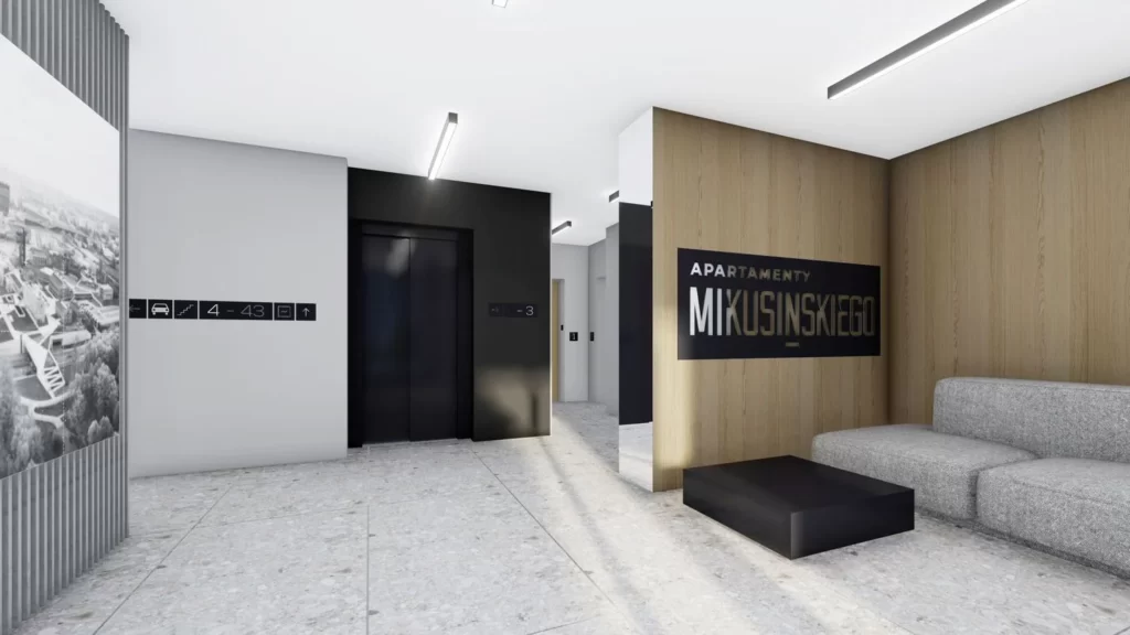 Wizualizacja - Apartamenty Mikusińskiego