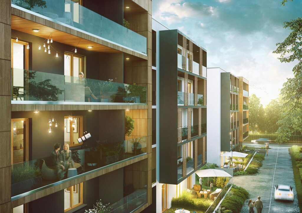 Wizualizacja - Wełnowe Apartamenty