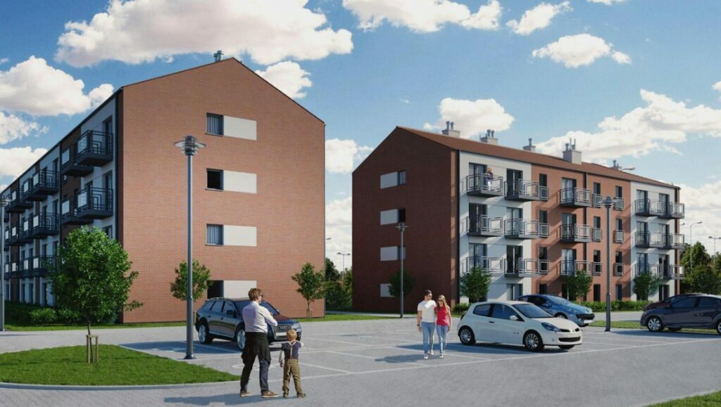 Wizualizacja - Apartamenty nad Wartą Etap II