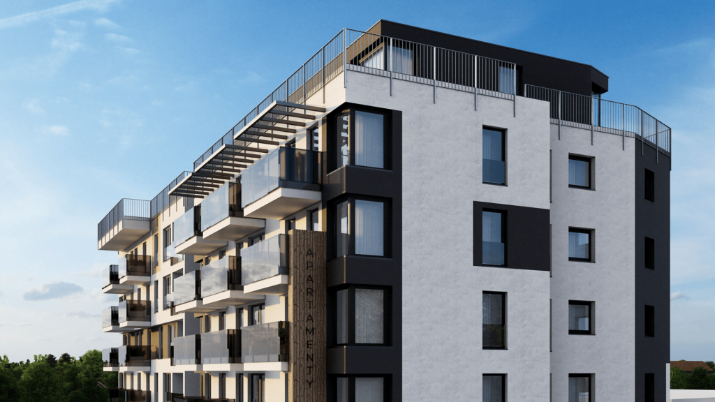 Wizualizacja - Apartamenty Browarna