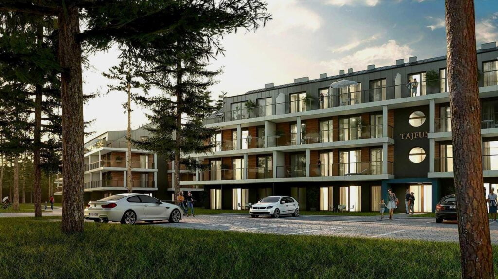 Wizualizacja - Apartamenty Marina Borki