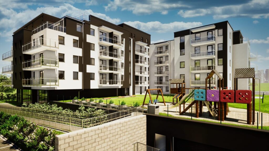 Wizualizacja - Apartamenty Panorama Rządz