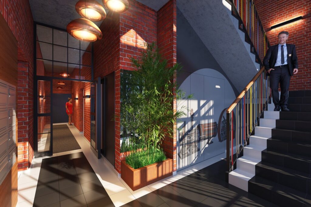 Wizualizacja - MODERN LOFT – bud. B