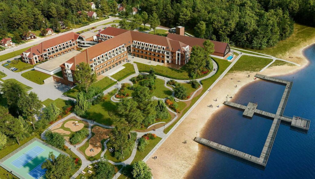 Wizualizacja - Resort Mazury Ostróda