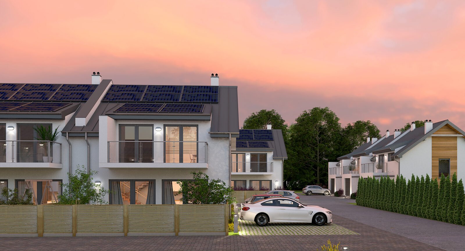 słoneczne przedmieście