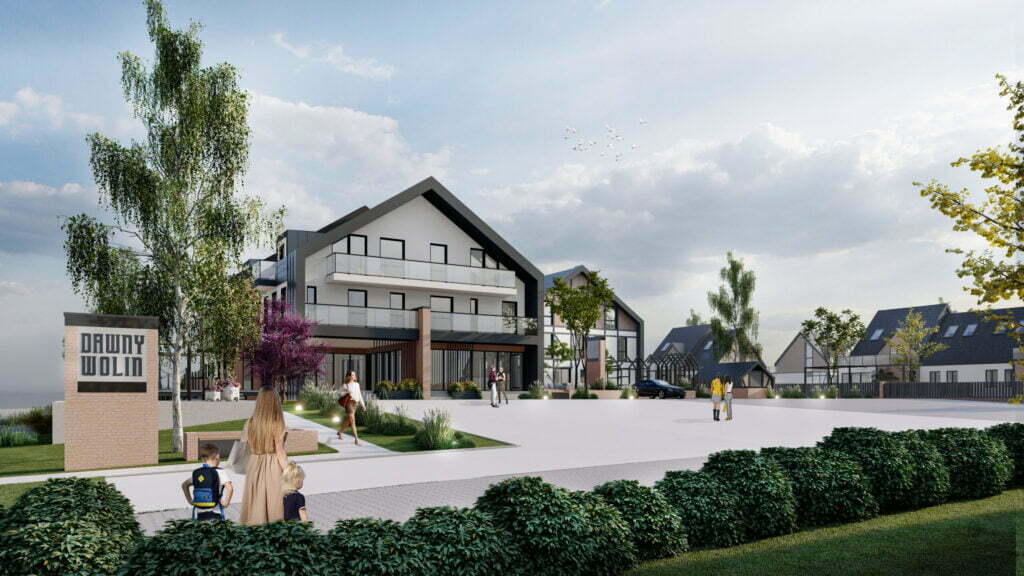 Wizualizacja - Apartamenty Dawny Wolin