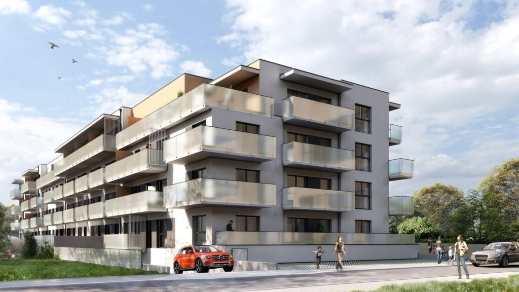 Wizualizacja - Raszyńska Residence etap III