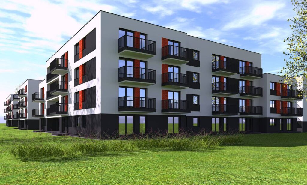 Wizualizacja - Apartamenty Konstantynowska
