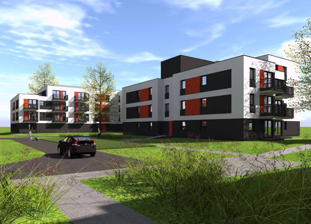 Wizualizacja - Apartamenty Konstantynowska