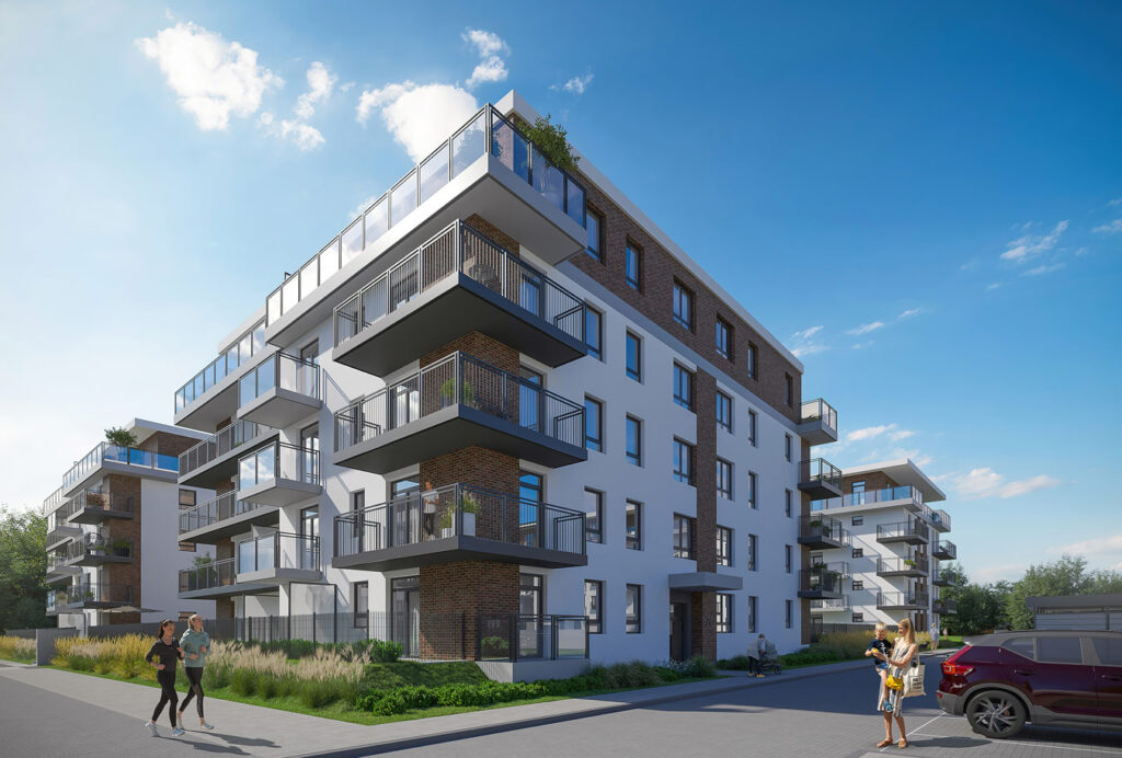 Wizualizacja - Nowe Miasto Polesie etap IVa