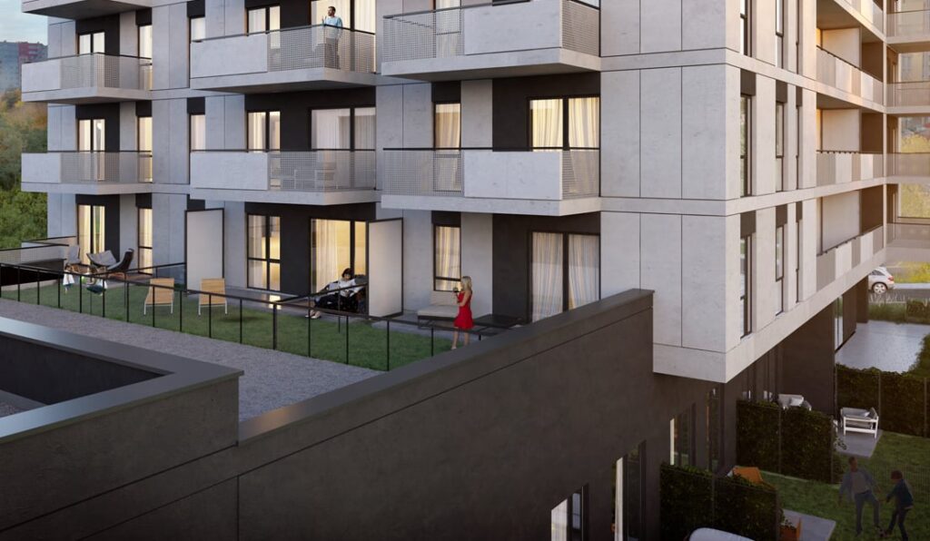 Wizualizacja - Apartamenty Północna etap II