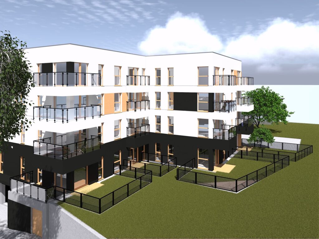 Wizualizacja - Apartamenty Cedrowa