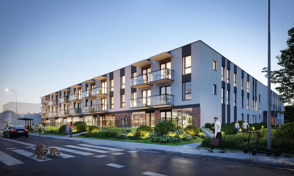 Wizualizacja - Apartamenty Skarbka z gór