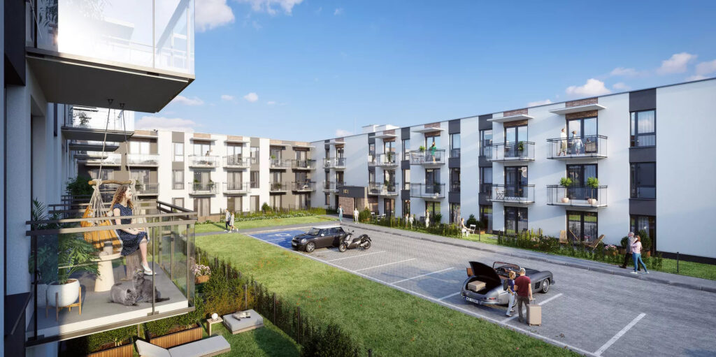 Wizualizacja - Apartamenty Skarbka z gór