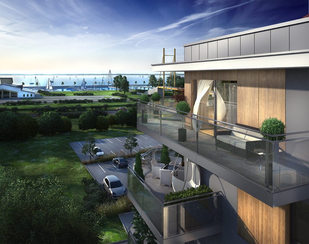 Wizualizacja - Apartamenty Marina